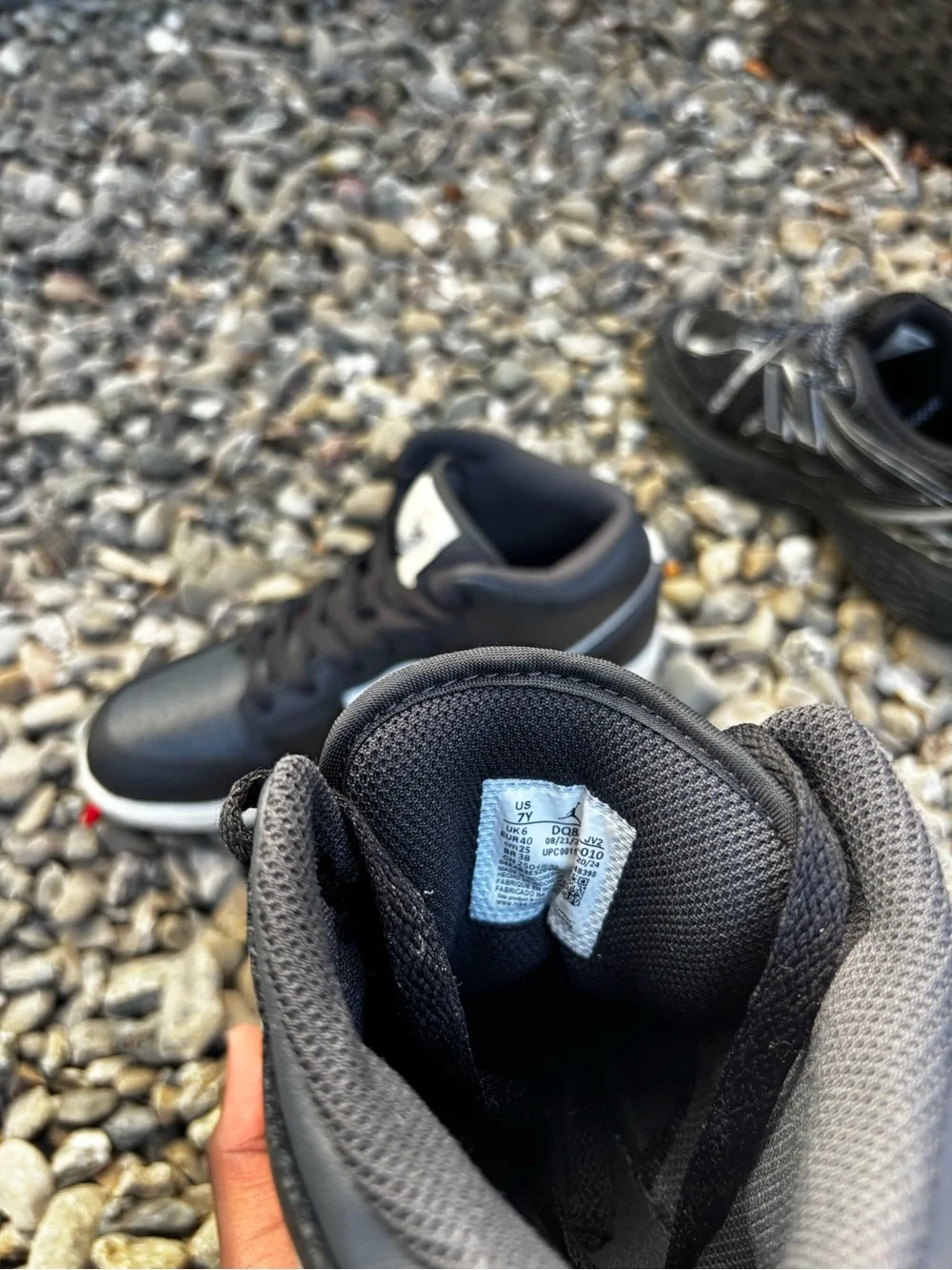 Jordan Mid-Top Sneakers - Black and White